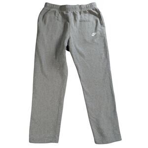 Nike XXL Gray Sweatpants Mens Fleece Joggers Athletic Training Pants
